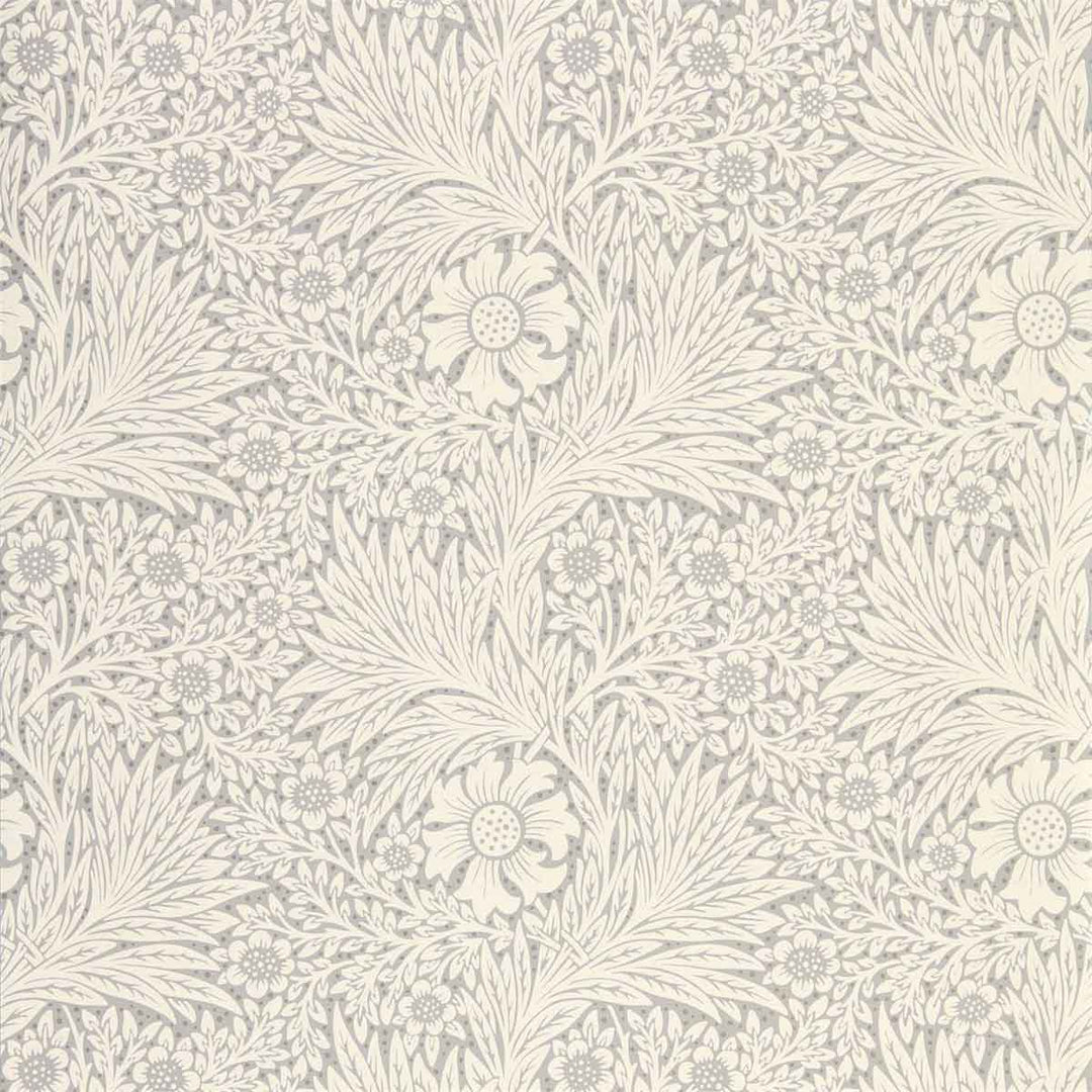 Morris And Co Pure Marigold Wallpaper - Cloud Grey - 216536 | Modern 2 Interiors
