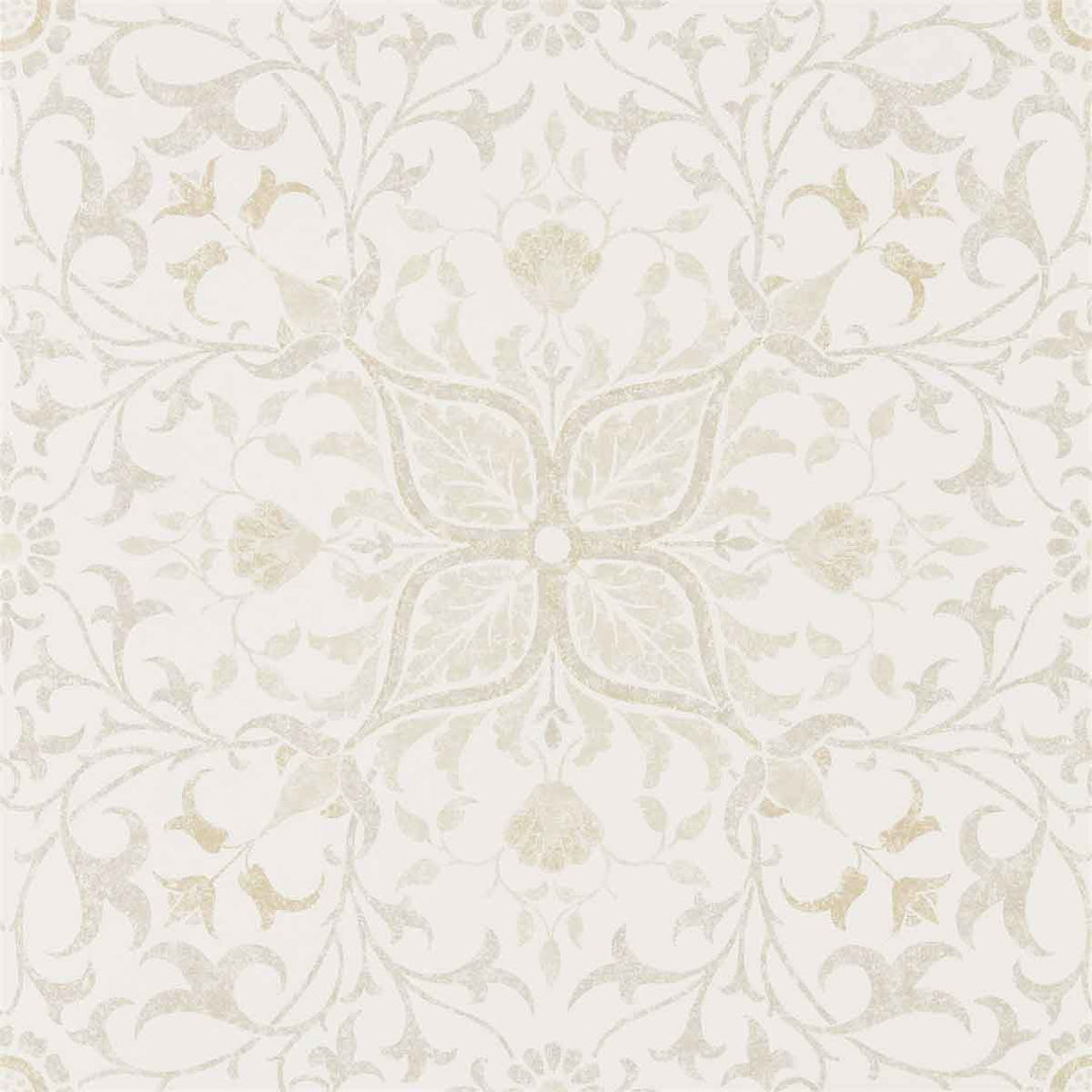 Morris And Co Pure Net Ceiling Wallpaper - Ecru & Linen - 216039 | Modern 2 Interiors