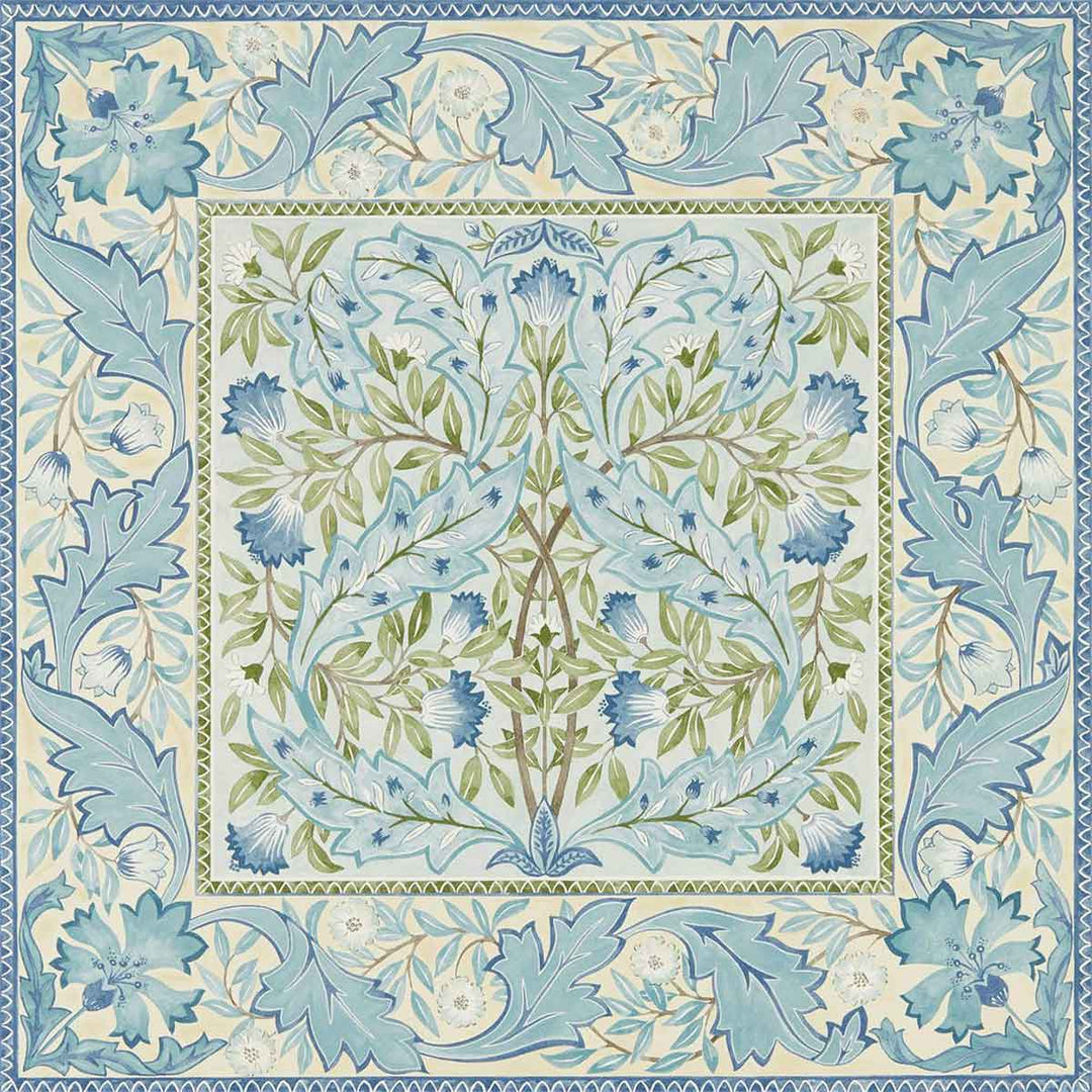Morris And Co Wilhelmina Wallpaper - Indigo - 216671 | Modern 2 Interiors