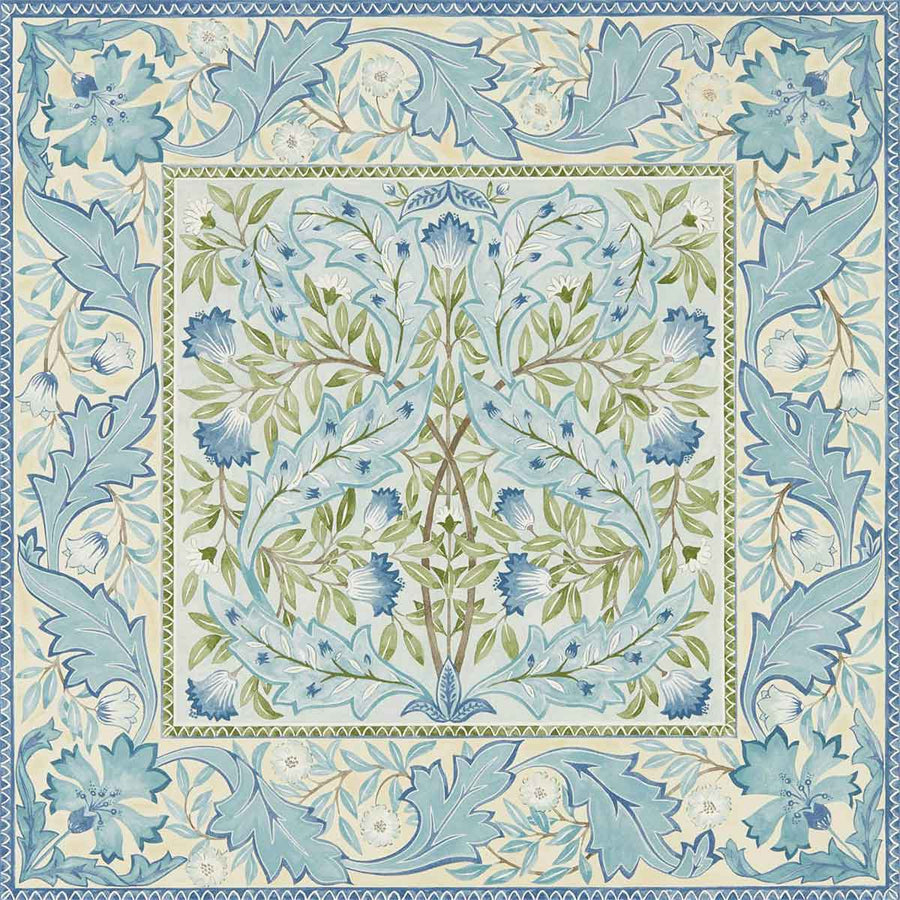 Morris And Co Wilhelmina Wallpaper - Indigo - 216671 | Modern 2 Interiors