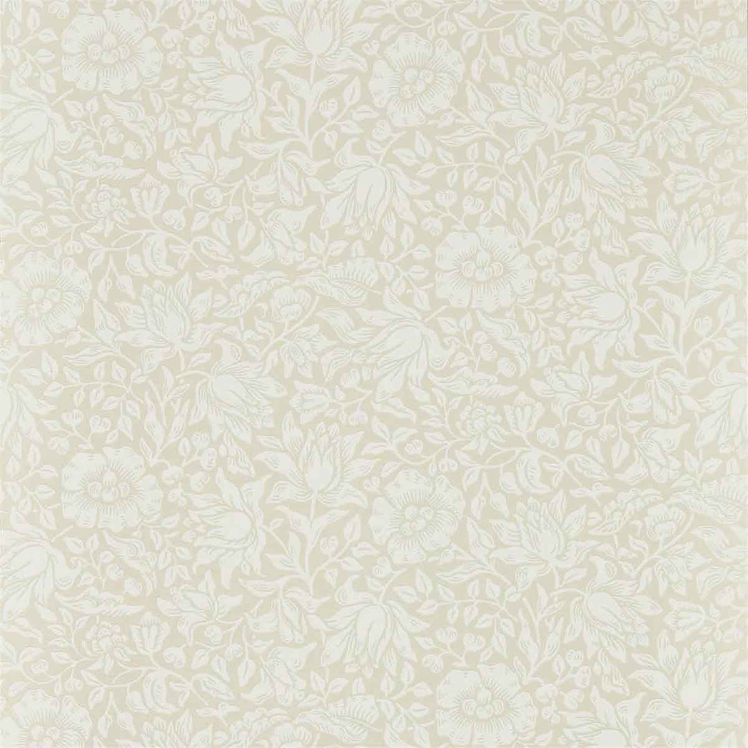 Morris And Co Mallow Wallpaper - Cream Ivory - 216676 | Modern 2 Interiors