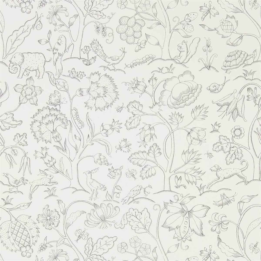 Morris And Co Middlemore Wallpaper - Chalk Charcoal - 216693 | Modern 2 Interiors