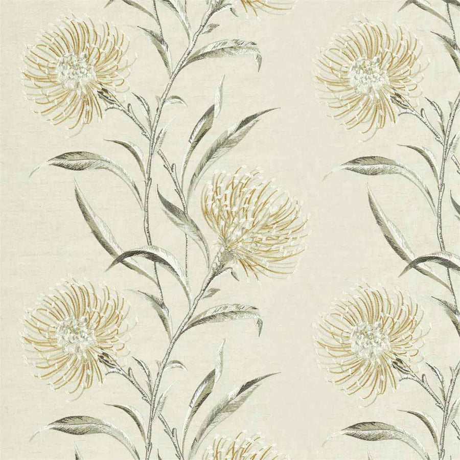 Catherine Embroidery Hay Fabric by Sanderson - 237188 | Modern 2 Interiors