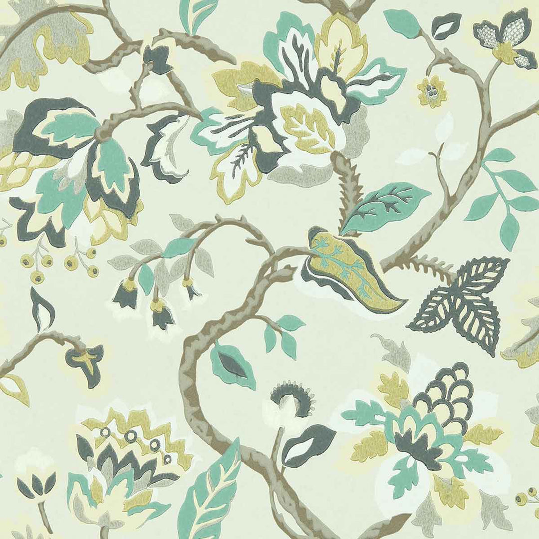 Amanpuri Grey Mist Wallpaper by Sanderson - DOSW217045 | Modern 2 Interiors
