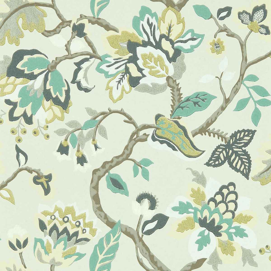Amanpuri Grey Mist Wallpaper by Sanderson - DOSW217045 | Modern 2 Interiors