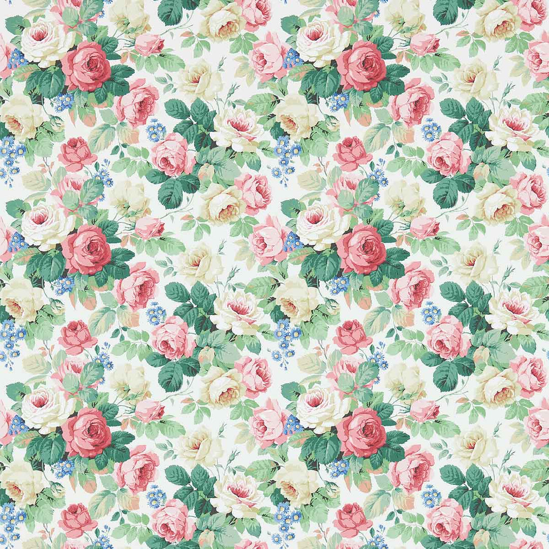 Chelsea White & Pink Wallpaper by Sanderson - DVIN214606 | Modern 2 Interiors