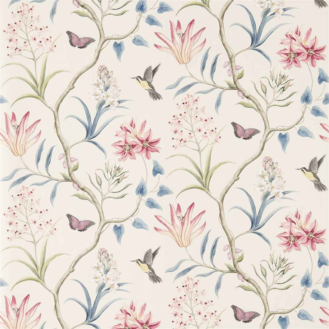 Clementine Indienne Wallpaper by Sanderson - 213387 | Modern 2 Interiors