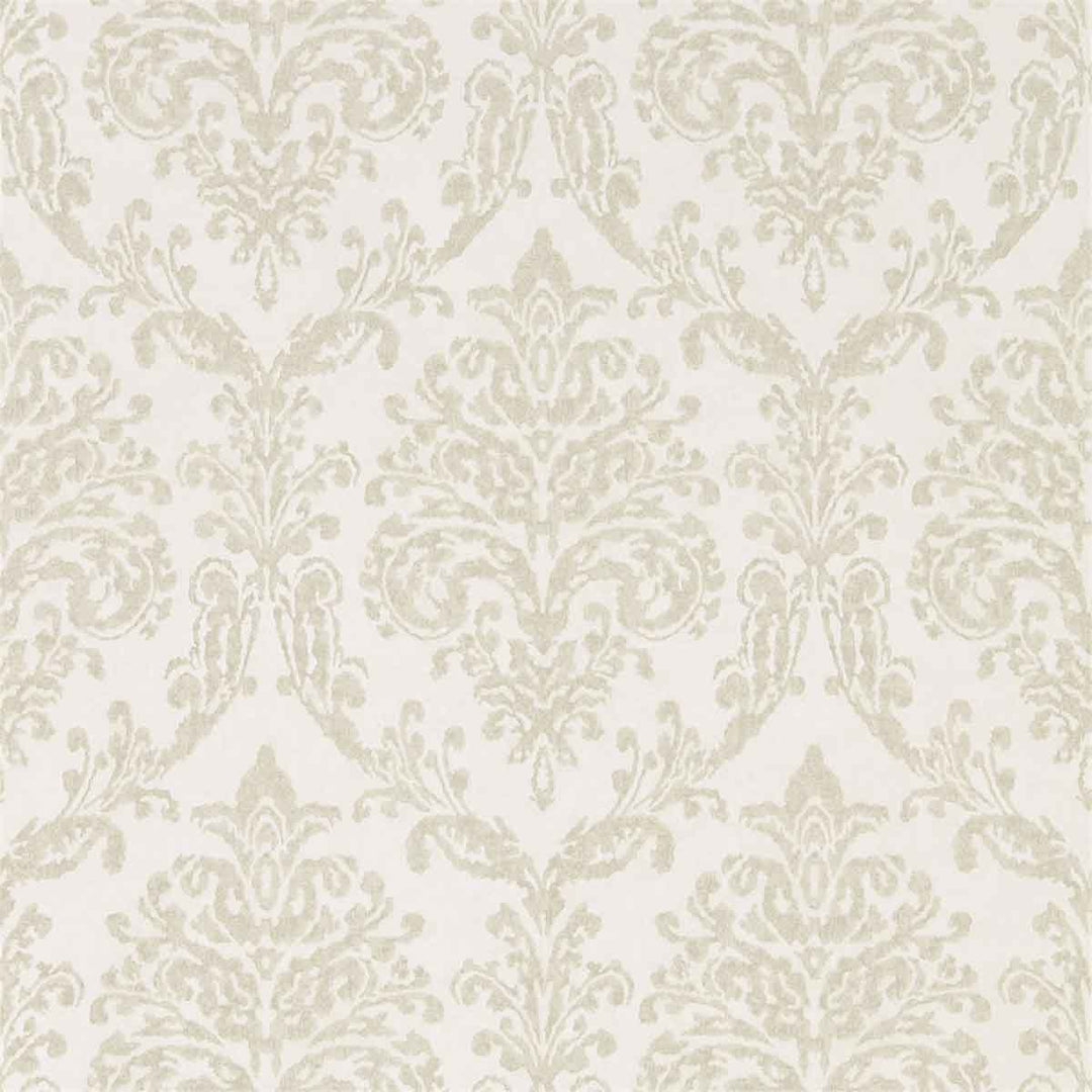 Riverside Demask Oyster & Pearl Wallpaper by Sanderson - 216287 | Modern 2 Interiors