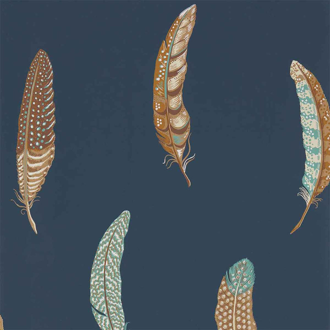 Lismore Indigo Wallpaper by Sanderson - 216604 | Modern 2 Interiors