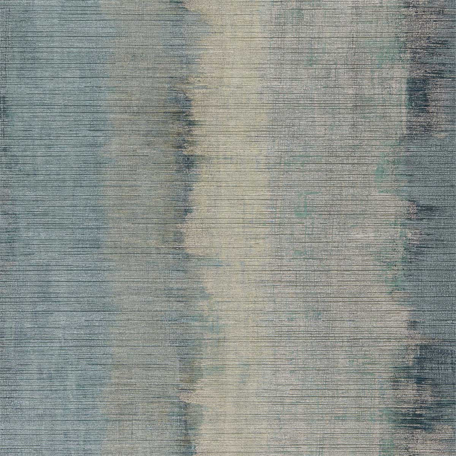 Lustre Topaz & Argent Wallpaper by Anthology - 111621 | Modern 2 Interiors