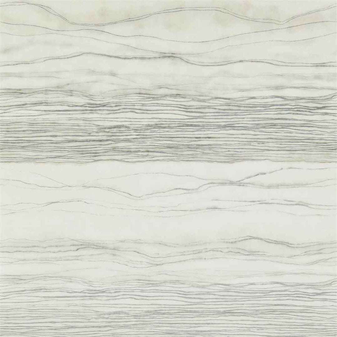 Metamorphic Ash & Carrara Wallpaper by Anthology - 112052 | Modern 2 Interiors