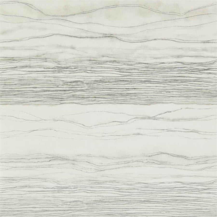 Metamorphic Ash & Carrara Wallpaper by Anthology - 112052 | Modern 2 Interiors