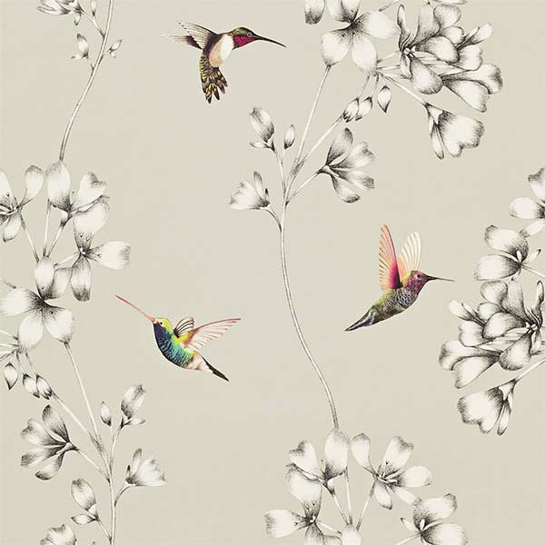 Harlequin Amazilia Wallpaper - Silver - 111062 | Modern 2 Interiors