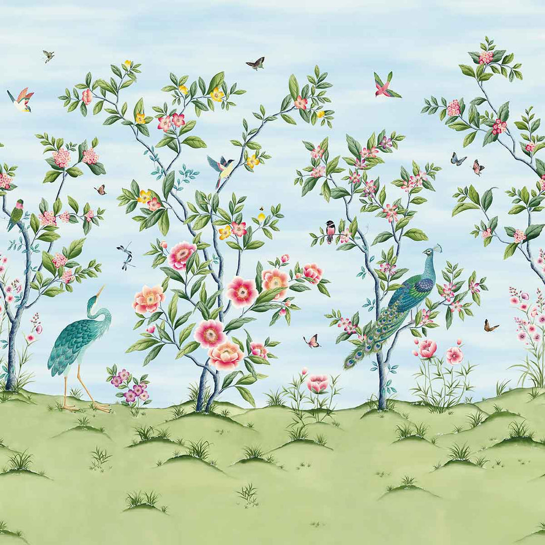 Florence Sky & Meadow & Blossom Wallpaper by Harlequin - 112889 | Modern 2 Interiors