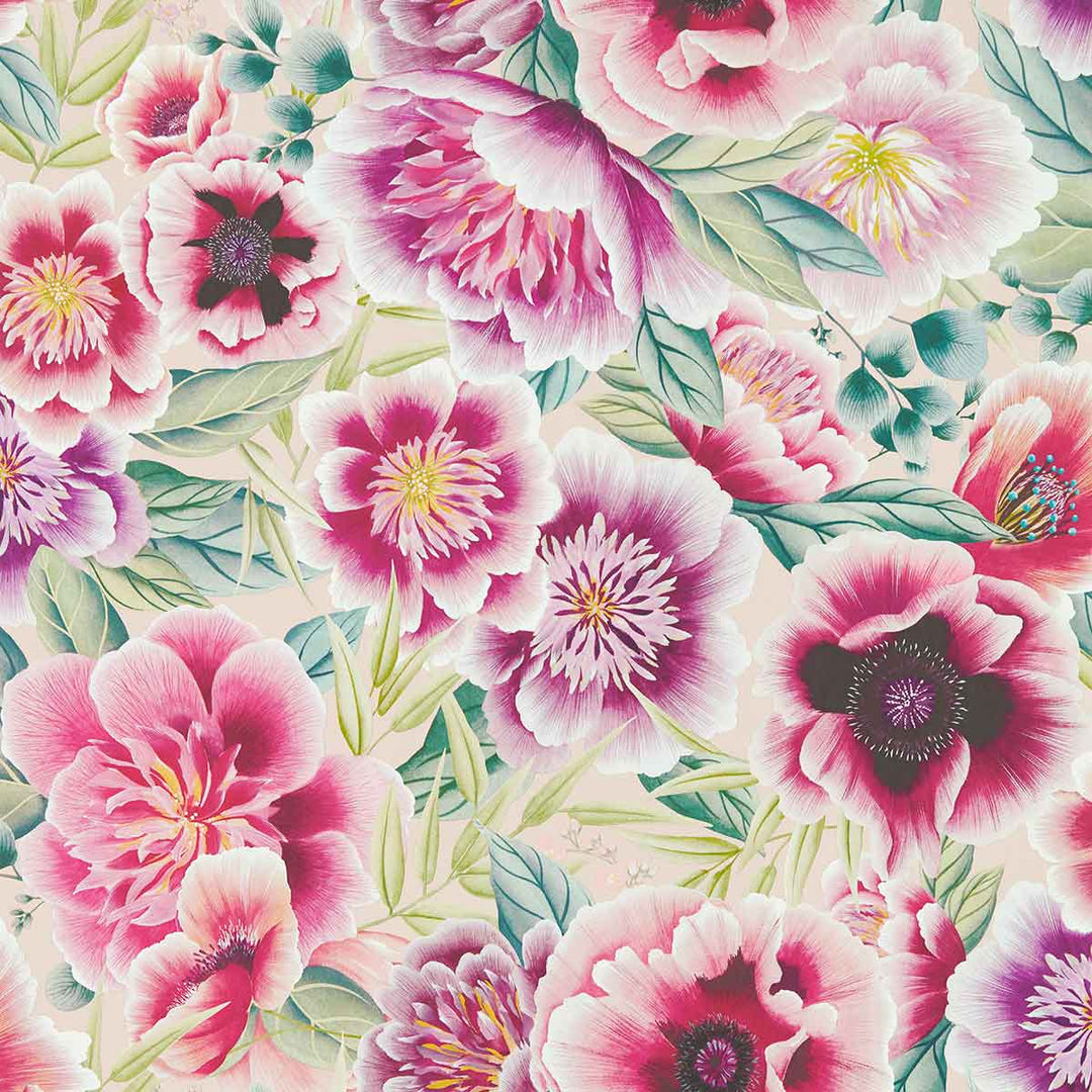 Marsha Powder & Peony & Magenta Wallpaper by Harlequin - 112902 | Modern 2 Interiors