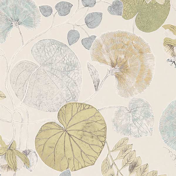 Harlequin Dardanella Wallpaper - Ink/Chartreuse - 111258 | Modern 2 Interiors