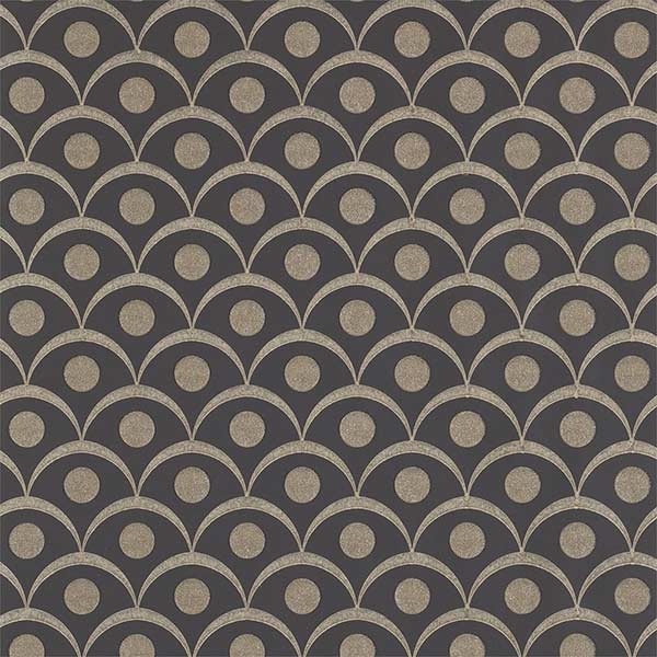 Harlequin Demi Wallpaper - Onyx - 110616 | Modern 2 Interiors