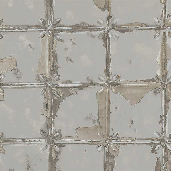 Harlequin Akoa Wallpaper - Pewter - 110637 | Modern 2 Interiors
