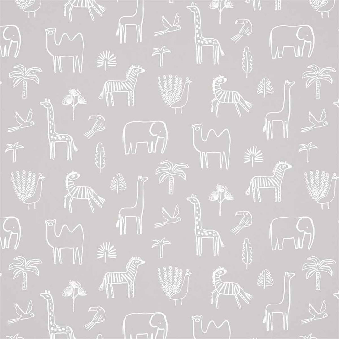 Harlequin Funky Jungle Wallpaper - Stone - 112629 | Modern 2 Interiors