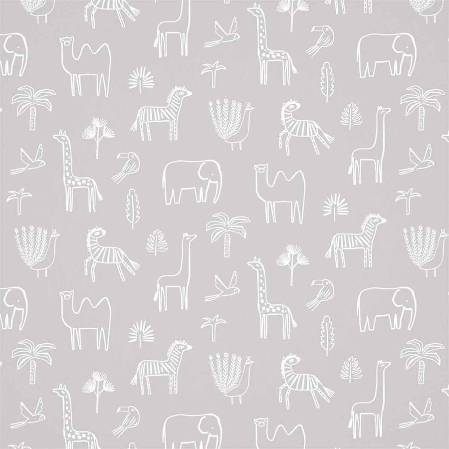 Harlequin Funky Jungle Wallpaper - Stone - 112629 | Modern 2 Interiors