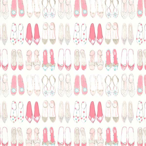 Harlequin World At Your Feet Wallpaper - Pebble, Blossom & Sky - 112646 | Modern 2 Interiors