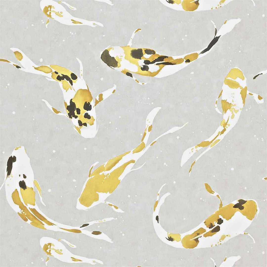 Koi Saffron Wallpaper by Harlequin - 110901 | Modern 2 Interiors