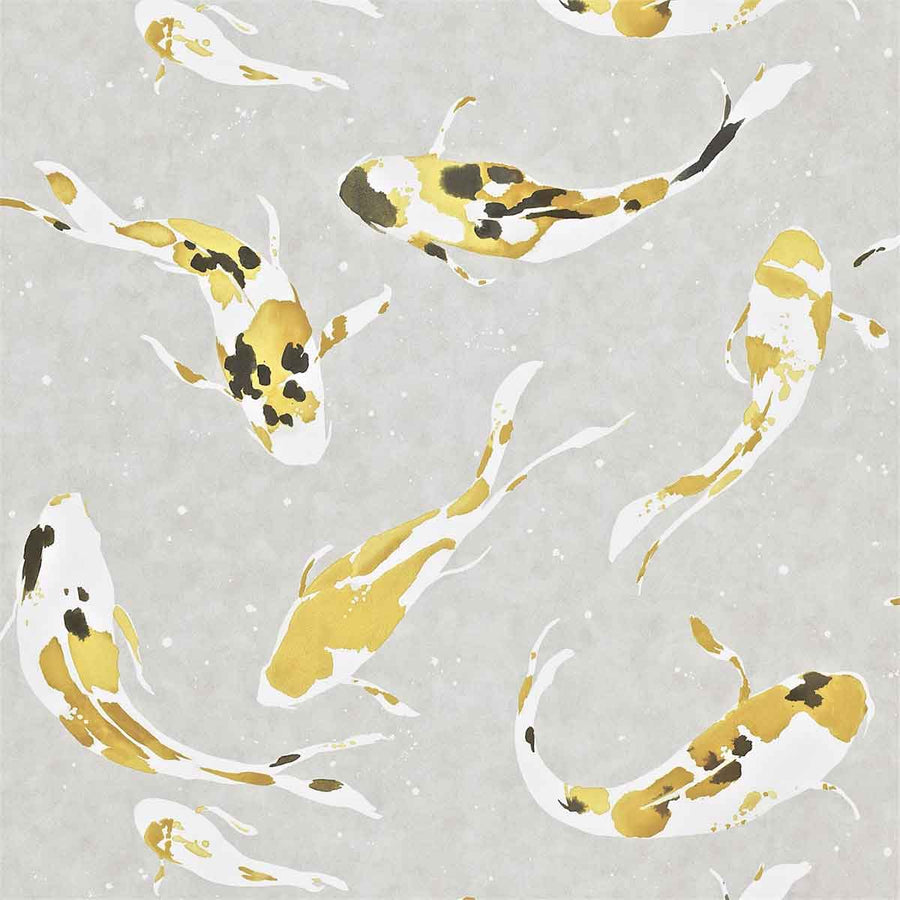 Koi Saffron Wallpaper by Harlequin - 110901 | Modern 2 Interiors