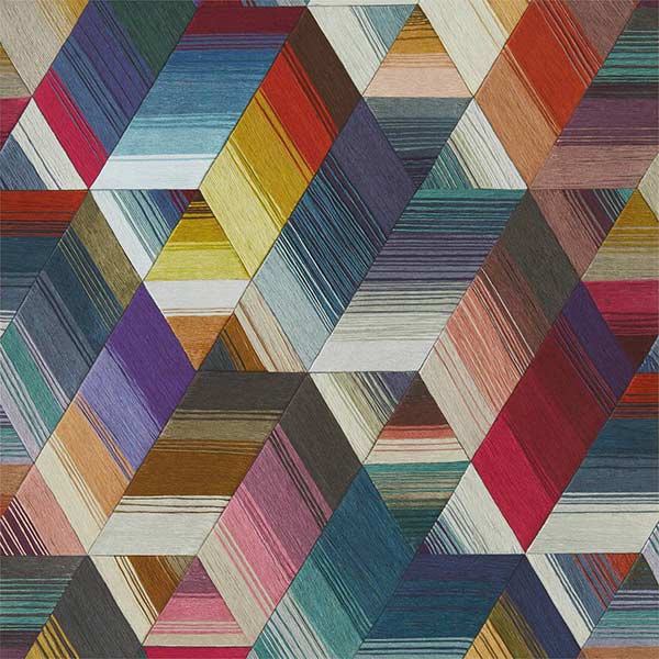 Harlequin Arccos Wallpaper - Cerise - 111969 | Modern 2 Interiors