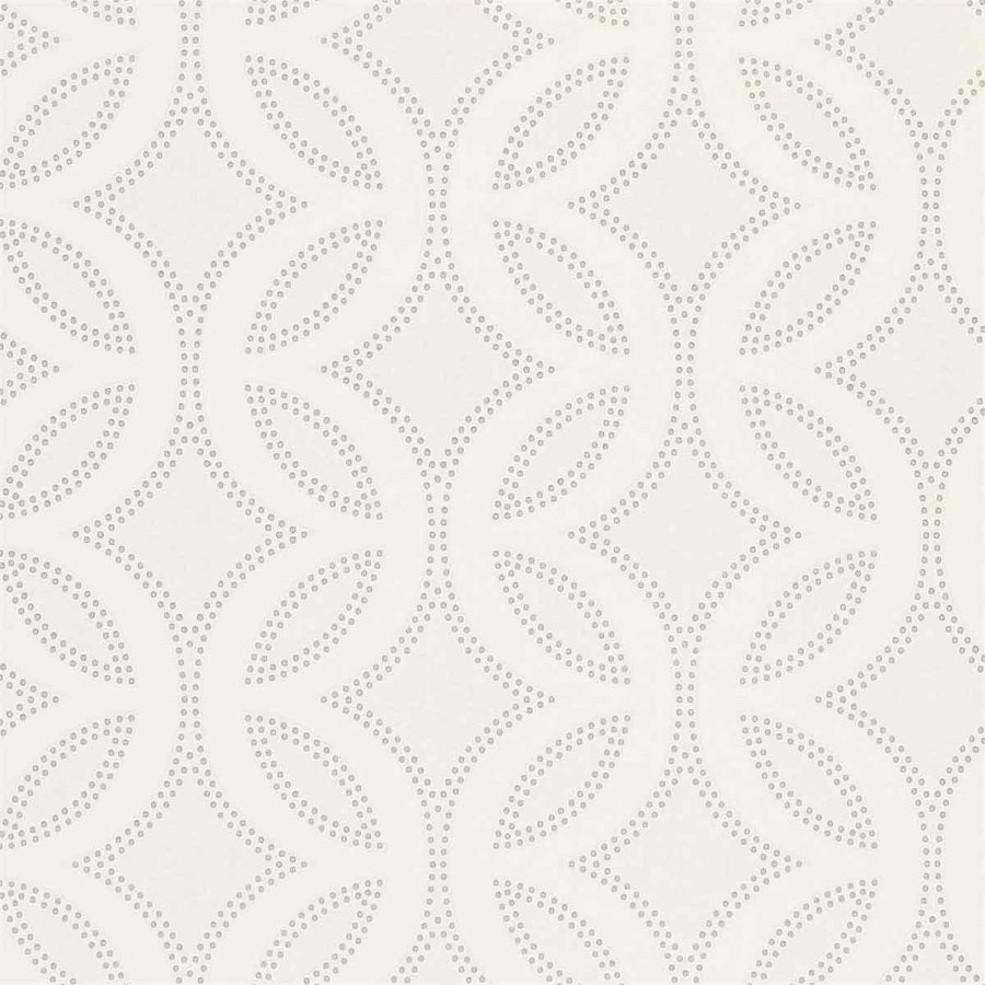 Caprice Chalk Pearl & Silver Wallpaper by Harlequin - 110594 | Modern 2 Interiors