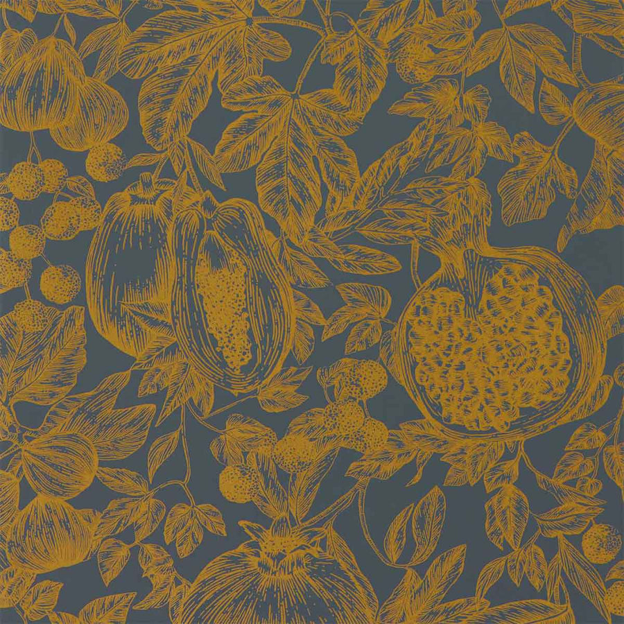 Harlequin Melgrano Wallpaper | Gold & Wild Water | 112926