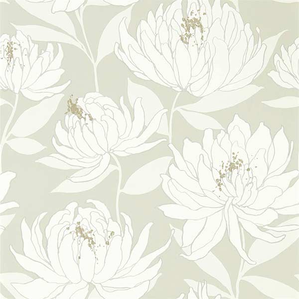 Harlequin Sebal Wallpaper - Earth & Silver - 112129 | Modern 2 Interiors