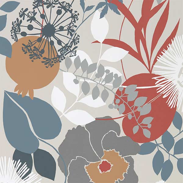 Harlequin Doyenne Wallpaper - Chalk, Copper & Sepia - 111492 | Modern 2 Interiors