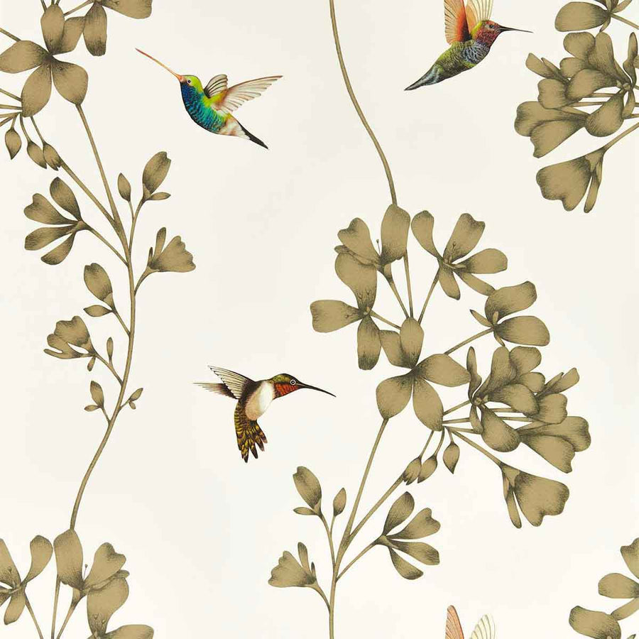 Amazilia Stone & Gold Wallpaper by Harlequin - 112607 | Modern 2 Interiors