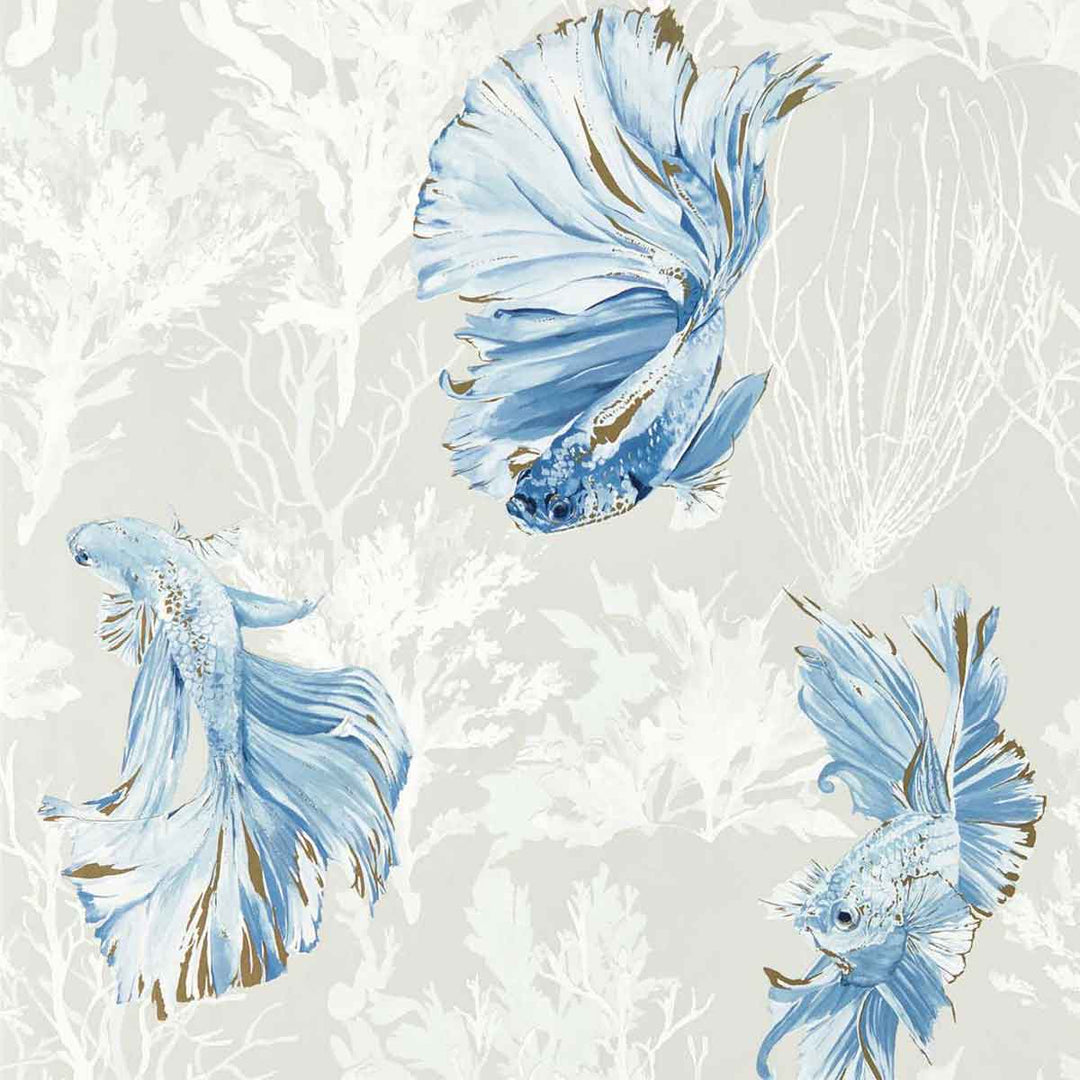 Halfmoon Stillness & Indigo Wallpaper by Harlequin - 112766 | Modern 2 Interiors