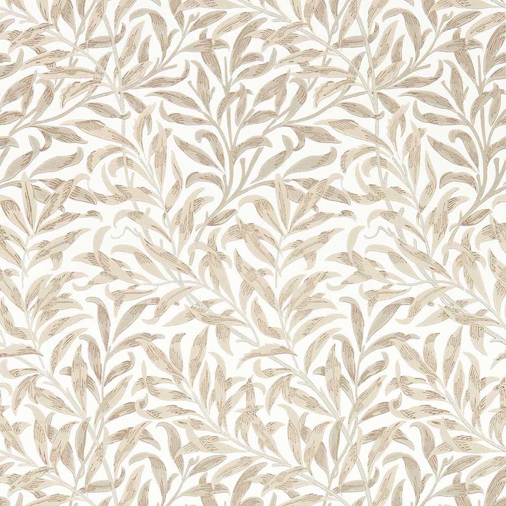 Willow Boughs Linen Wall Paper by Morris & Co - 217082 | Modern 2 Interiors