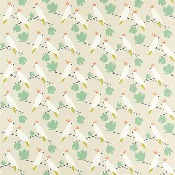 Love Birds Flamenco Fabric by SCION - 120886 | Modern 2 Interiors