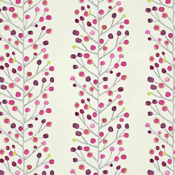 Berry Tree Mink & Plum & Berry & Lime Wallpaper by SCION - 112265 | Modern 2 Interiors