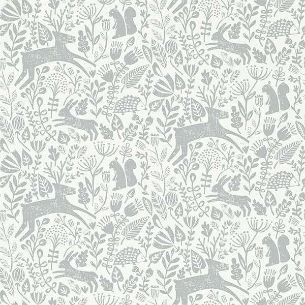 Kelda Pewter Wallpaper by SCION - 111104 | Modern 2 Interiors