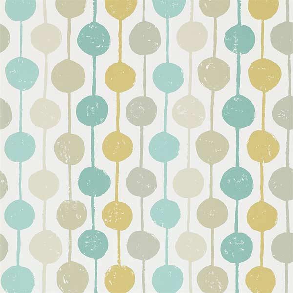 Taimi Seaglass & Chalk & Honey Wallpaper by SCION - 111126 | Modern 2 Interiors