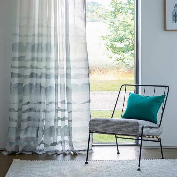 Haiku Slate/Sky Fabric by SCION - 132693 | Modern 2 Interiors