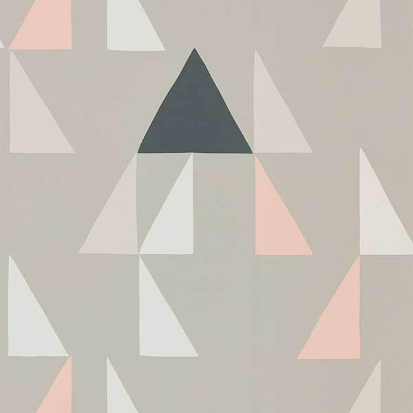 Modul Blush & Parchment & Dove Wallpaper by SCION - 111305 | Modern 2 Interiors