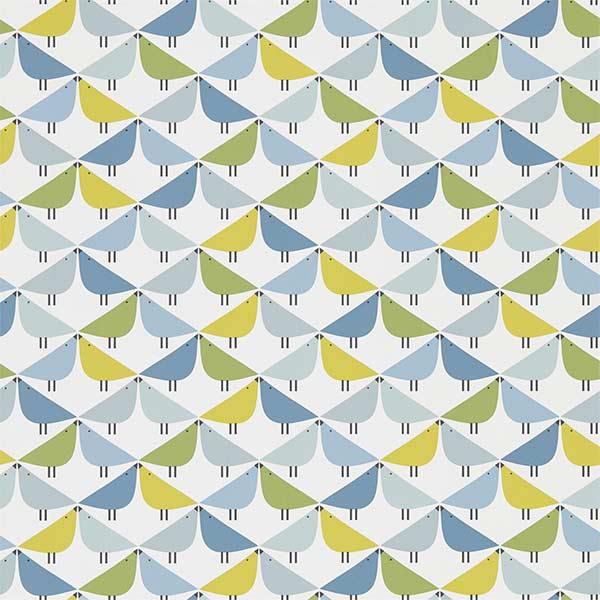 Lintu Gecko & Pacific & Glacier Wallpaper by SCION - 111521 | Modern 2 Interiors