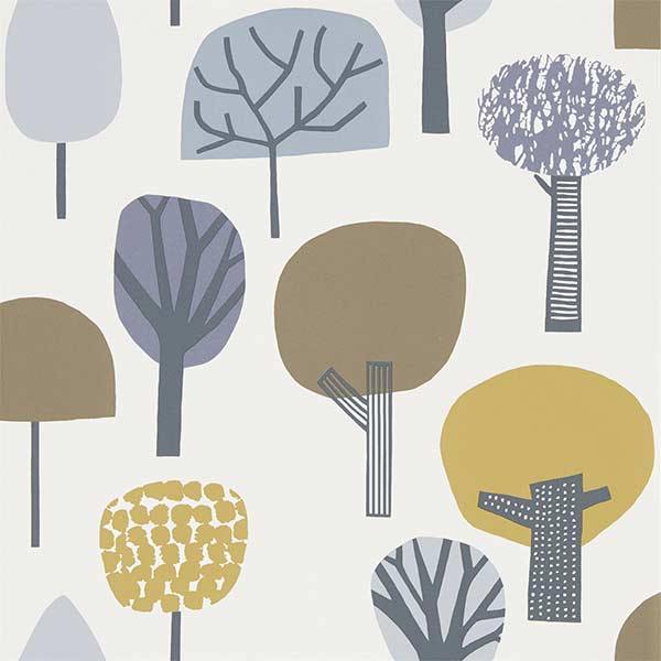 Liora Honey & Cocoa & Slate Wallpaper by SCION - 111525 | Modern 2 Interiors