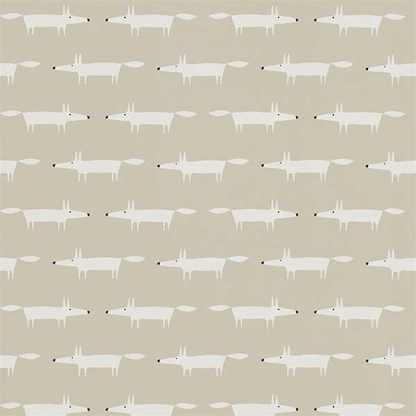 Little Fox Snow Wallpaper by SCION - 110839 | Modern 2 Interiors