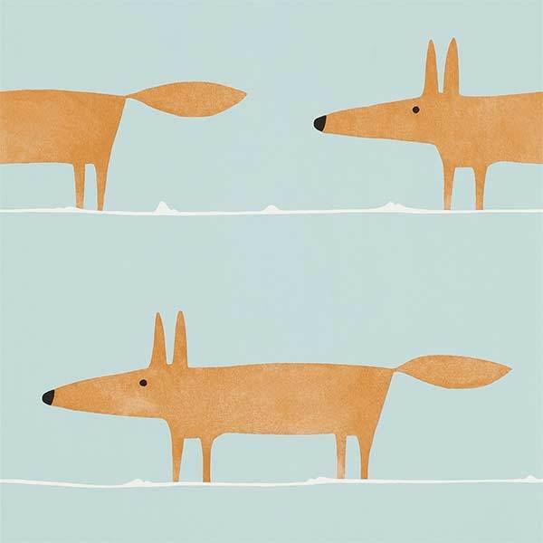 Mr Fox Auburn Wallpaper by SCION - 110849 | Modern 2 Interiors