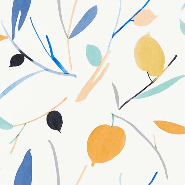 Oxalis Papaya Wallpaper by SCION - 111995 | Modern 2 Interiors