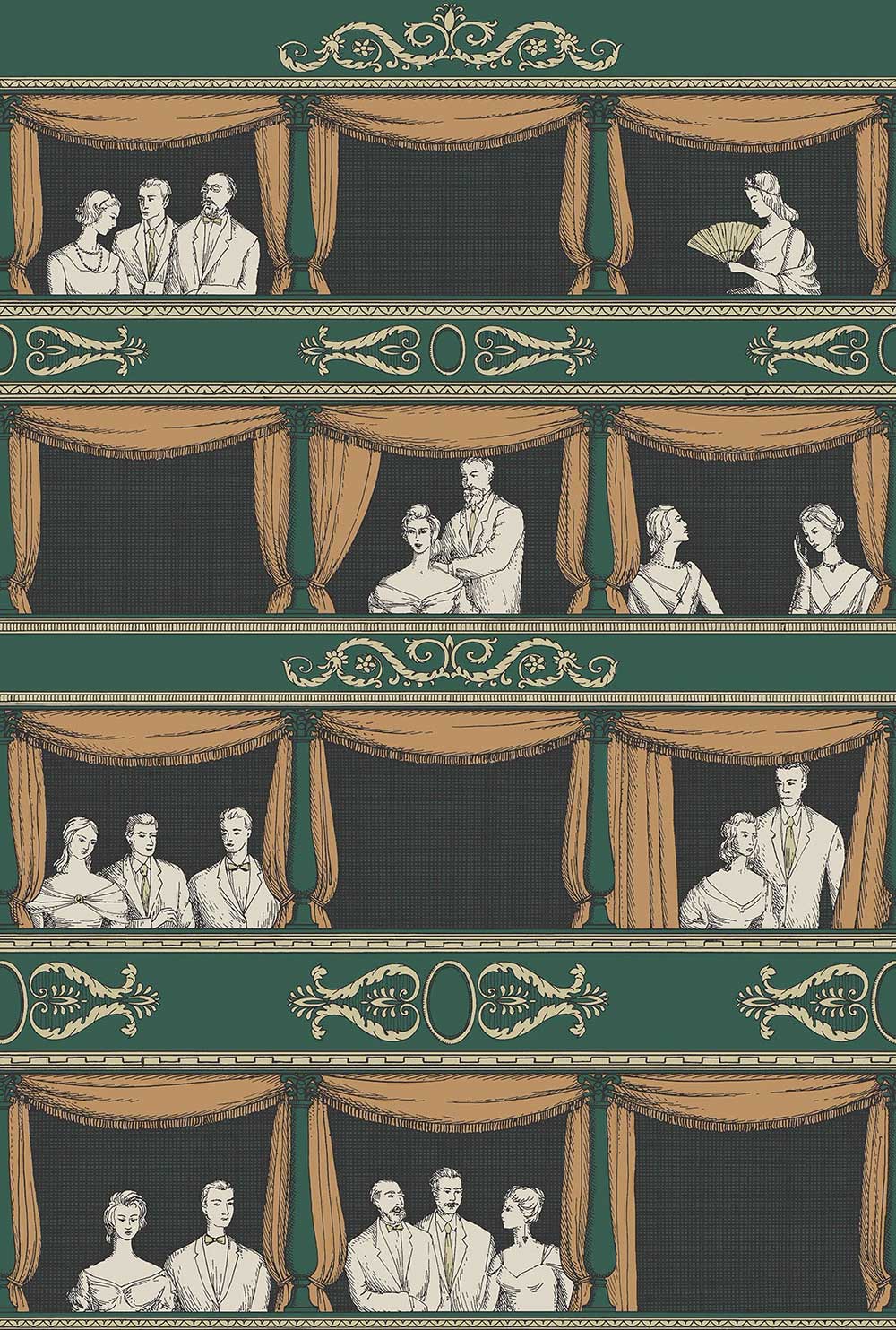 Teatro Wallpaper by Cole & Son - 114/4009 | Modern 2 Interiors