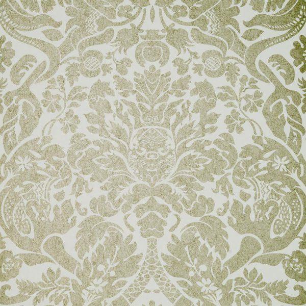 Valentina Nickel Wallpaper By Clarke & Clarke - W0088/06 | Modern 2 Interiors