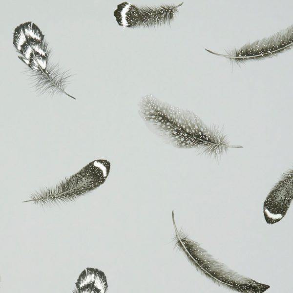 Plumis Grey & Gilver Wallpaper By Clarke & Clarke - W0097/02 | Modern 2 Interiors