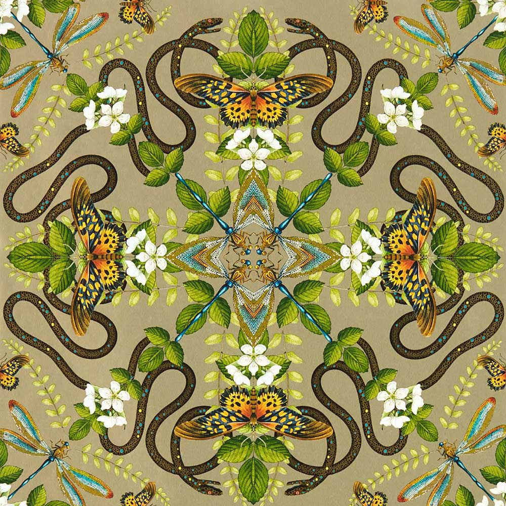 Emerald Forest Gilver Wallpaper by Clarke & Clarke - W0129/02 | Modern 2 Interiors